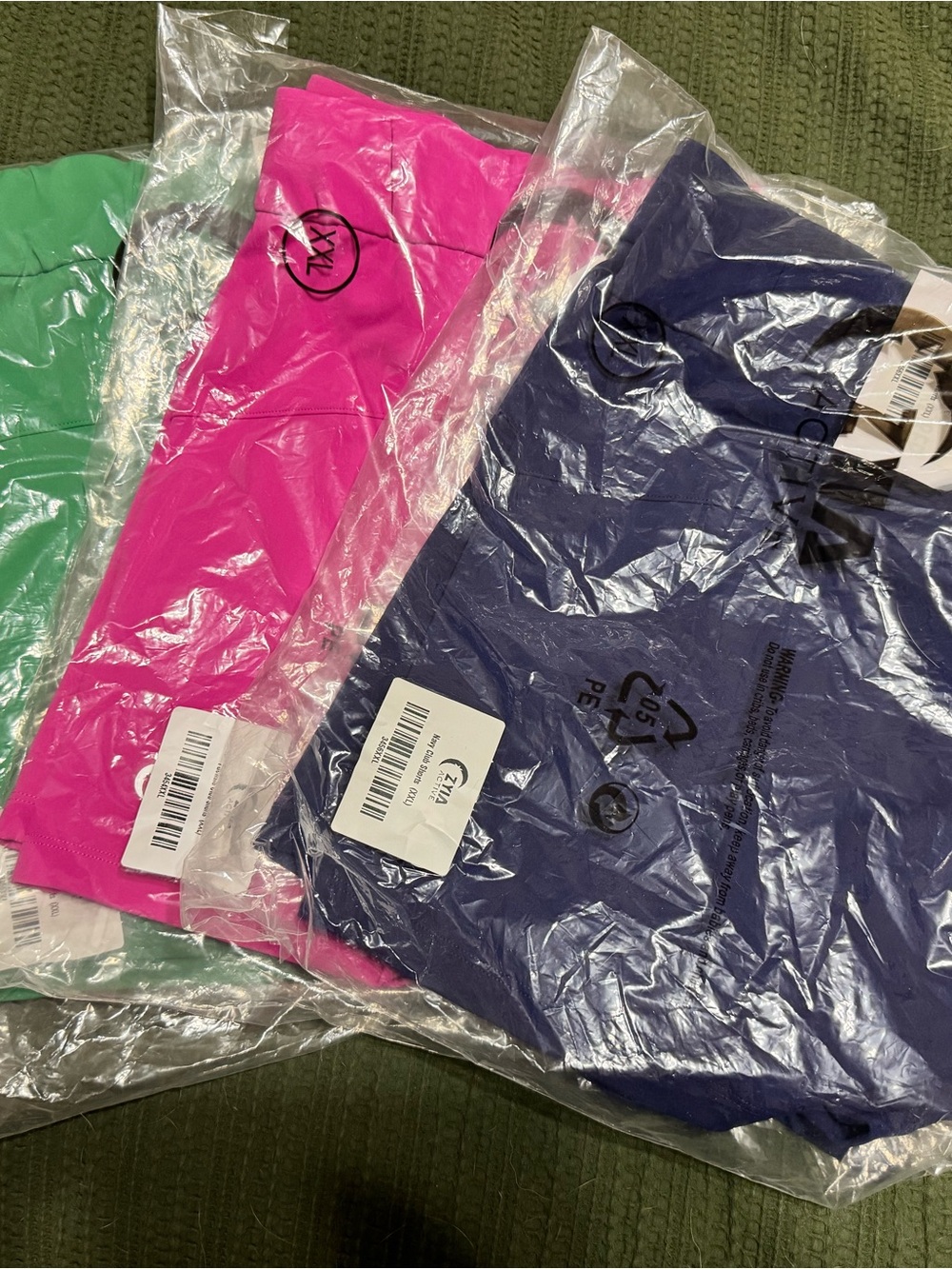 Bundle Club Shorts - XXL - fuschia, Navy, fairway
